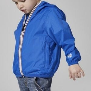 Tag Kids Waterproof Blue Raincoat with Hood